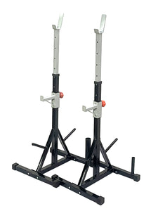 Protoner Blend Joint Squat Stand with Safety Holders Heavy Duty Structure (Black and grey)