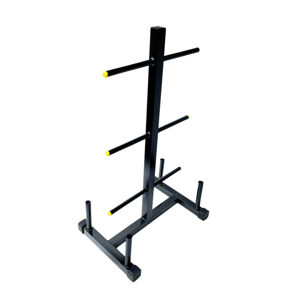Protoner Plates Rack with four bar holders | Gym Equipment | Home Gym Equipment | Commercial Gym Machines | Strength Training Equipment | Protoners | [2025]
