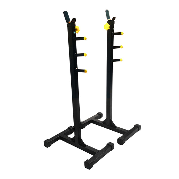 Protoner Blend Squat Stand with Safety Support Adjustable Height Black and Yellow | Gym Equipment | Home Gym Equipment | Commercial Gym Machines | Strength Training Equipment | Protoners | [2025]