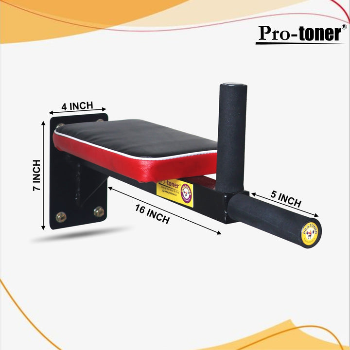 Protoner Wall Mounting Bar for Dips , leg raise and multiple exercises | Gym Equipment | Home Gym Equipment | Commercial Gym Machines | Strength Training Equipment | Protoners | [2025]