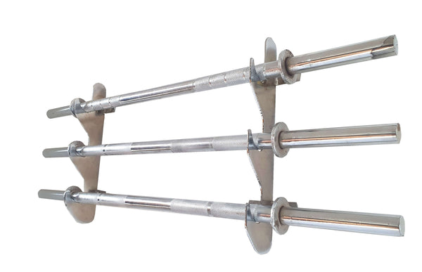 Protoner chrome plates bar holder with 3 racks | Gym Equipment | Home Gym Equipment | Commercial Gym Machines | Strength Training Equipment | Protoners | [2025]