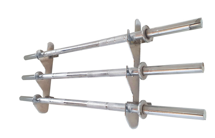 Protoner chrome plates bar holder with 3 racks | Gym Equipment | Home Gym Equipment | Commercial Gym Machines | Strength Training Equipment | Protoners | [2025]