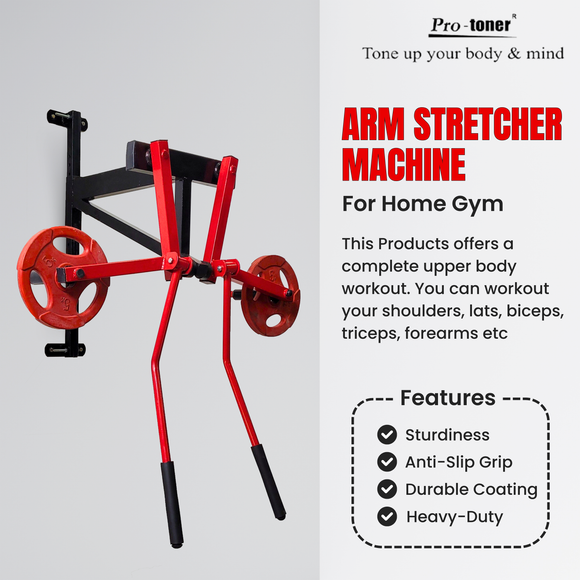 Protoner shoulder and arm strength exerciser innovation at its best for home and commercial workout