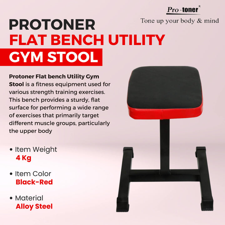 Protoner Gym stool | Gym Equipment | Home Gym Equipment | Commercial Gym Machines | Strength Training Equipment | Protoners | [2025]