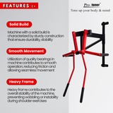 Protoner shoulder and arm strength exerciser innovation at its best for home and commercial workout