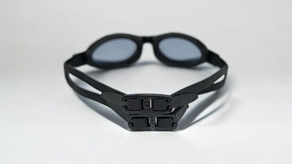 Protoner Swimming Goggles for Adults, Anti-Fog Green Lenses, Adjustable Multicolor Strap and Frame (Black)