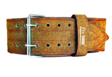 Weight training leather belts