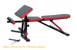 Protoner adjustable bench with removable preacher curl