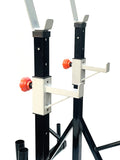Protoner Blend Joint Squat Stand with Safety Holders Heavy Duty Structure (Black and Red)