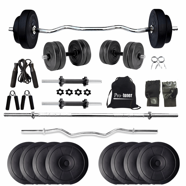 Protoner PVC Weight Lifting Home gym package with 4 Rods starting from Protoner Sports Hubb
