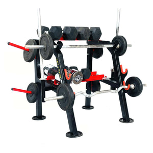 Protoner multipurpose weight rack for dumbbells weights and bars for home and commercial use