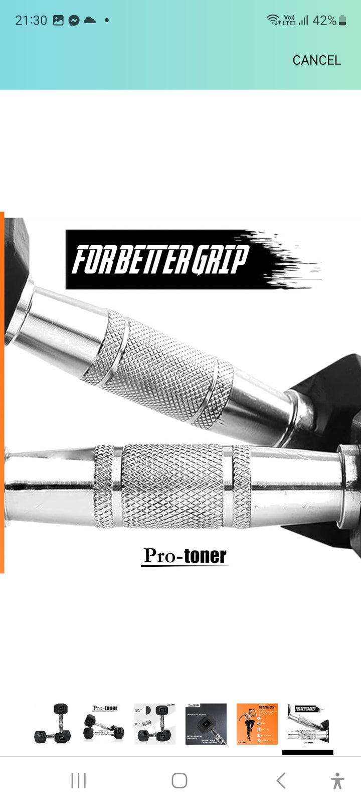 Protoner Hex Dumbbells Pair from size 1.25 kg to 25 kgs | Gym Equipment | Home Gym Equipment | Commercial Gym Machines | Strength Training Equipment | Protoners | [2025]