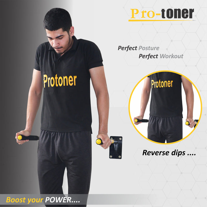 Protoner wall mountable bar for dips & leg raise | Gym Equipment | Home Gym Equipment | Commercial Gym Machines | Strength Training Equipment | Protoners | [2025]