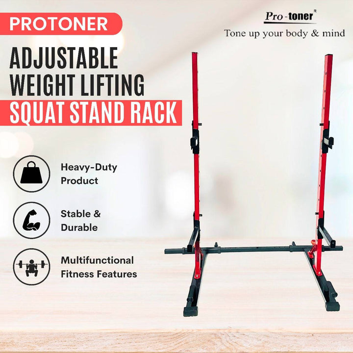 Protoner professional Squat Rack | Gym Equipment | Home Gym Equipment | Commercial Gym Machines | Strength Training Equipment | Protoners | [2025]