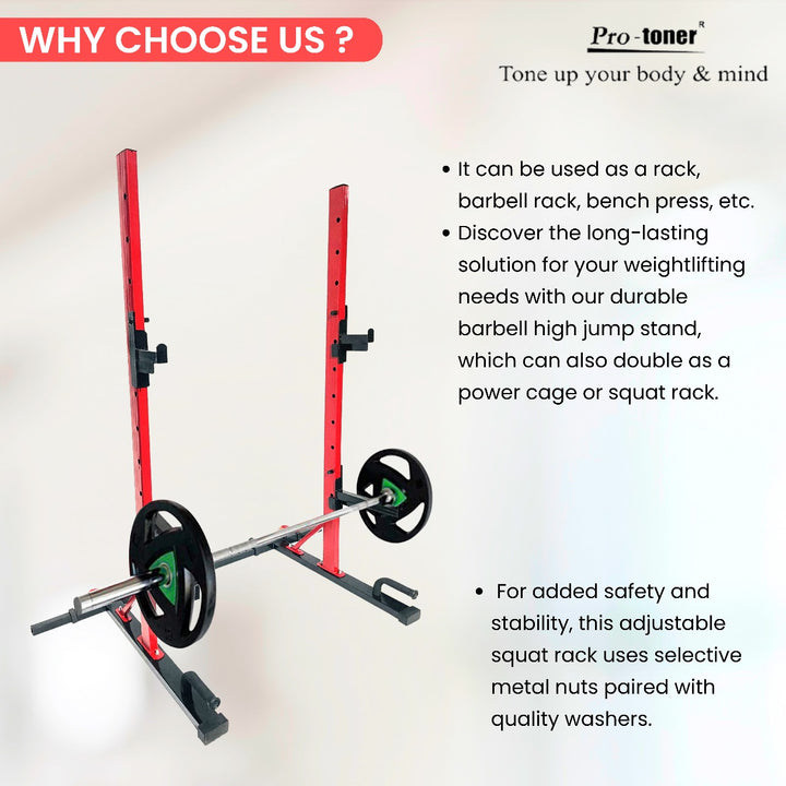 Protoner professional Squat Rack | Gym Equipment | Home Gym Equipment | Commercial Gym Machines | Strength Training Equipment | Protoners | [2025]