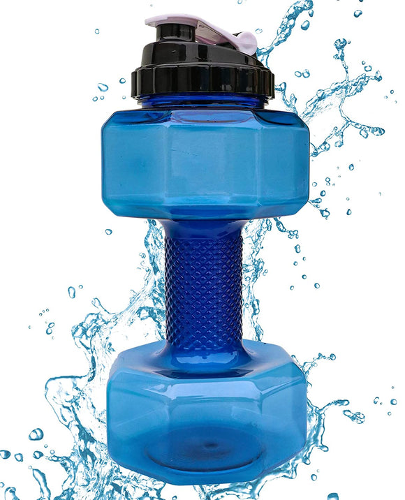 Dumbbell discount water bottle