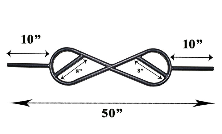 Protoner Infinity shape bicep and triceps bar | Gym Equipment | Home Gym Equipment | Commercial Gym Machines | Strength Training Equipment | Protoners | [2025]