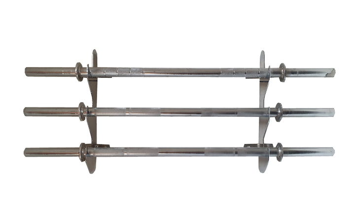 Protoner chrome plates bar holder with 3 racks | Gym Equipment | Home Gym Equipment | Commercial Gym Machines | Strength Training Equipment | Protoners | [2025]