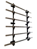 Protoner gym bar holder for olympic or standard six bars rack for home or commercial use