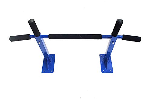 Protoner Blue Wall Mounting Chin Up Bar and Ab Strap Combo | Gym Equipment | Home Gym Equipment | Commercial Gym Machines | Strength Training Equipment | Protoners | [2025]