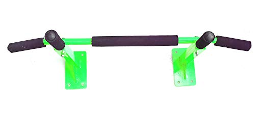 Protoner Green Wall Mounting Chin Up Bar and Ab Strap Combo