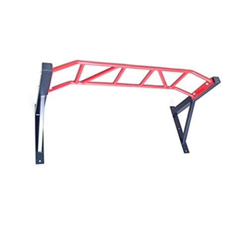 Monkey Bar for Chin ups, Pull Ups and Height Increase , 50 x 21 inch, Red Black