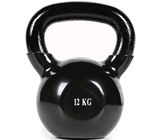 Protoner vinyl kettle bell 12 kgs | Gym Equipment | Home Gym Equipment | Commercial Gym Machines | Strength Training Equipment | Protoners | [2025]