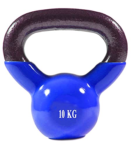 Protoner vinyl kettle bell 10 kgs | Gym Equipment | Home Gym Equipment | Commercial Gym Machines | Strength Training Equipment | Protoners | [2025]