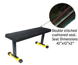 PROTONER heavy duty Broad superior Flat multipurpose bench - Black and Yellow