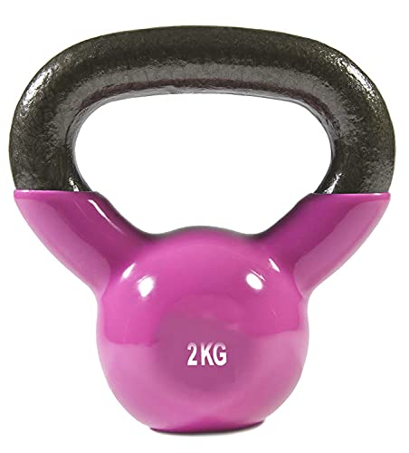 Protoner vinyl kettle bell 2 kgs | Gym Equipment | Home Gym Equipment | Commercial Gym Machines | Strength Training Equipment | Protoners | [2025]