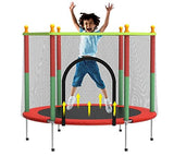 Protoner Indoor & Outdoor Kids Trampoline with Safety Enclosure Net & Spring Pad - 55 inch Trampoline -Exercise Trampoline for Kids & Adults - Capacity Upto 120 Kg