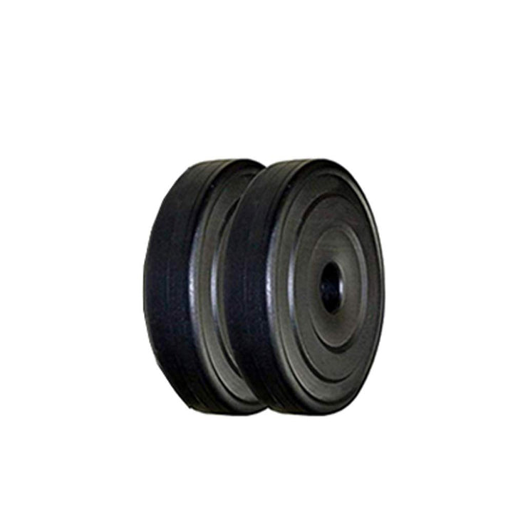 Protoner PVC Spare Weight Lifting Plates Black, 10 kg Pack of 2 | Gym Equipment | Home Gym Equipment | Commercial Gym Machines | Strength Training Equipment | Protoners | [2025]