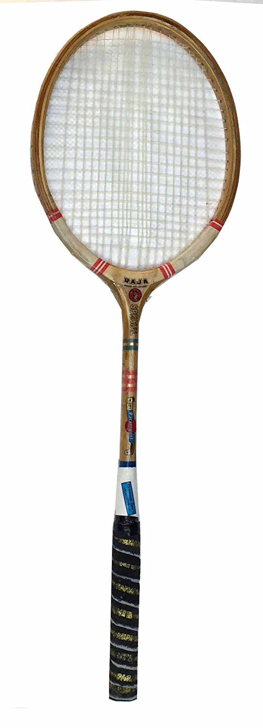 Protoner BB Wood Ball Badminton Racquet, Adult G3 - 3 1/2-inch
