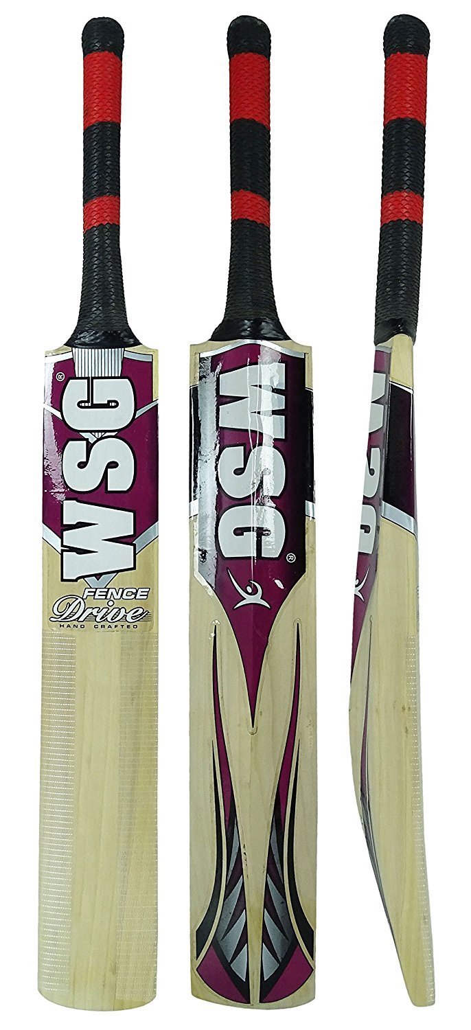 Wsg Fence Drive Kashmir Willow Wooden Full Size Short Handle Cricket B ...
