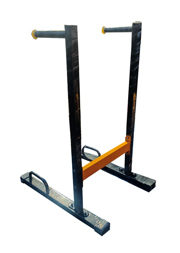 Protoner Heavy Duty Blend Dips and Push Up Stand Black, Yellow | Gym Equipment | Home Gym Equipment | Commercial Gym Machines | Strength Training Equipment | Protoners | [2025]