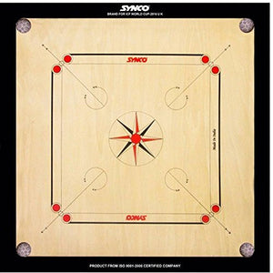 Protoner Snyco Carrom Board With Coins, Striker and Powder (27 Inches)