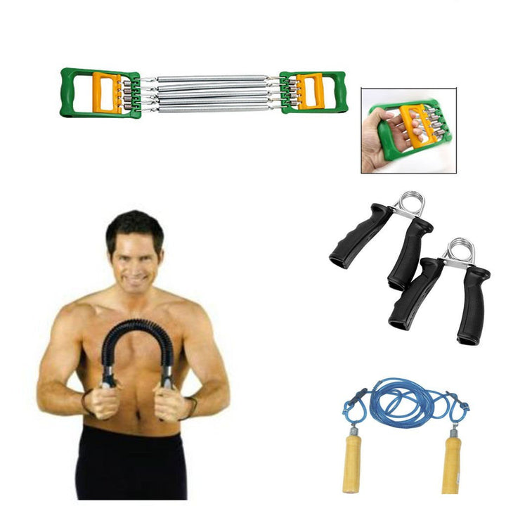 Protoner PROTRAININGKIT 4-in-1 Chest Expander | Gym Equipment | Home Gym Equipment | Commercial Gym Machines | Strength Training Equipment | Protoners | [2025]