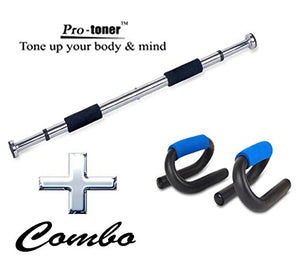 Combo Protoner Door bar for pullups & Chinups with Push Up Bars