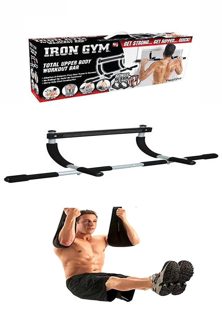 Protoner Iron gym with Ab Straps Multi purpose chin up bar | Gym Equipment | Home Gym Equipment | Commercial Gym Machines | Strength Training Equipment | Protoners | [2025]